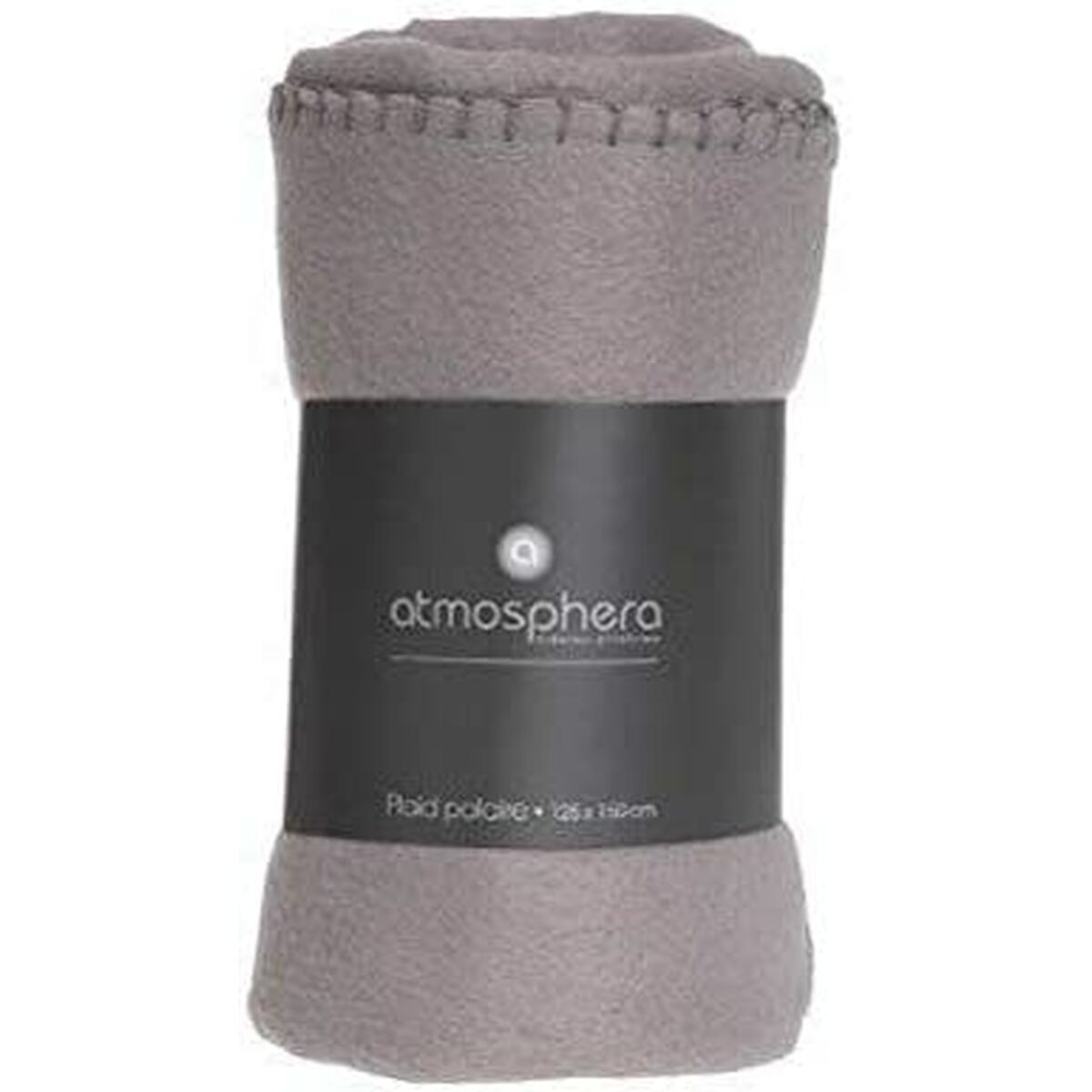 Fleece Blanket Atmosphera Brun Bomull 125 x 150 cm